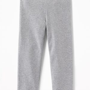 Short Crop Jersey Leggings for Girls