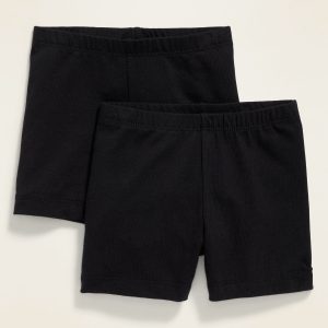 2-Pack Biker Shorts for Toddler Girls