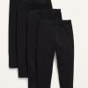 4-Pack Full-Length Jersey Leggings for Toddler Girls