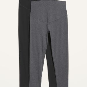 Maternity Full-Panel Leggings 2-Pack