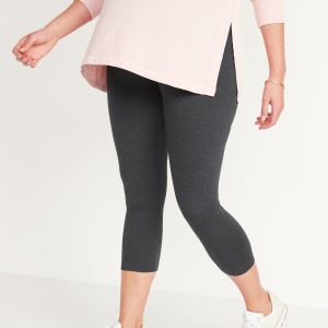 Maternity Full Panel Cropped Leggings