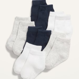Unisex Crew Socks 6-Pack for Toddler & Baby