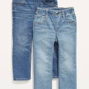 Unisex Wow Straight Pull-On Jeans 2-Pack for Toddler