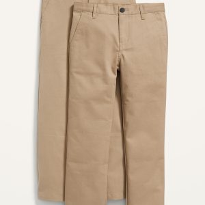 Uniform Straight Leg Pants for Boys 2-Pack