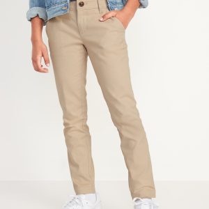 Skinny School Uniform Pants for Girls