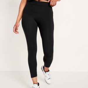 High-Waisted Fashion Layering 7/8 Legging