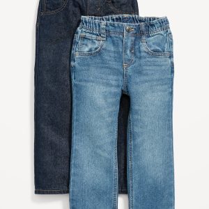 Unisex Wow Straight Pull-On Jeans 2-Pack for Toddler