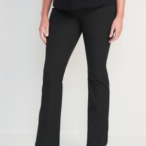Maternity Full-Panel Pixie Flare Pants