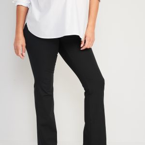 Maternity Side Panel Pixie Flare Pants