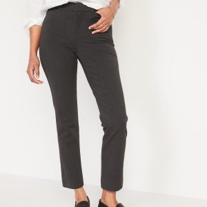 High-Waisted Pixie Straight Pants