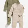 Sleep & Play 2-Way-Zip Footed One-Piece 2-Pack for Baby