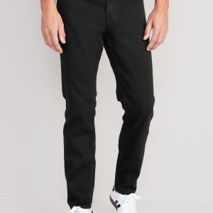 Athletic Taper Built-In Flex Black Jeans