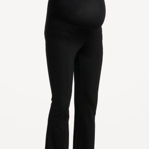 Maternity Full Panel Cropped Flare Pants
