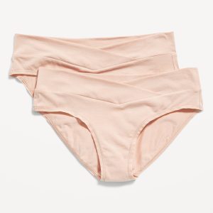 Maternity Low-Rise Bikini Underwear 2-Pack