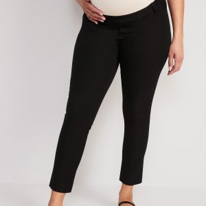 Maternity Side-Panel Pixie Ankle Pants