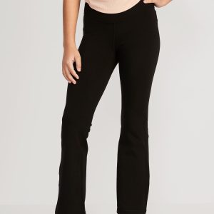 High-Waisted PowerChill Crossover Flared Leggings for Girls