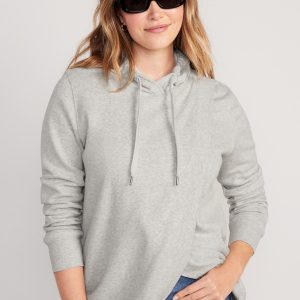 Maternity Cross-Front Nursing Pullover Hoodie
