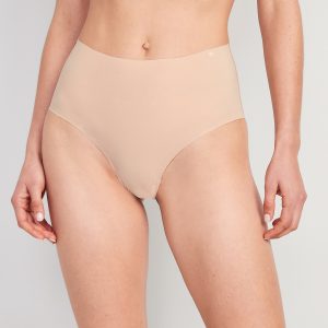 High-Waisted No-Show Brief Underwear