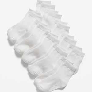 Unisex Crew Socks 10-Pack for Toddler & Baby