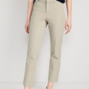 High-Waisted Pixie Straight Pants