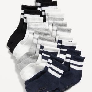 Unisex Crew Socks 10-Pack for Toddler & Baby