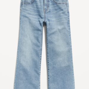 High-Waisted Baggy Wide-Leg Jeans for Girls