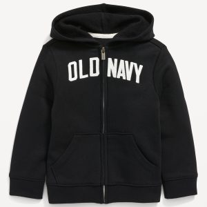 Unisex Logo-Graphic Zip Hoodie for Toddler