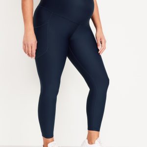 Maternity Full-Panel PowerSoft 7/8 Leggings