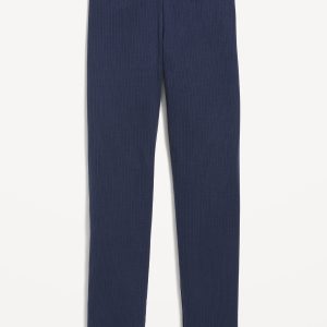 Rib-Knit Leggings for Girls