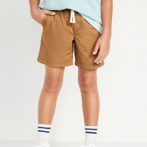 Above Knee Twill Pull-On Shorts for Boys