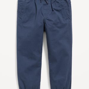 Functional-Drawstring Jogger Pants for Toddler Boys