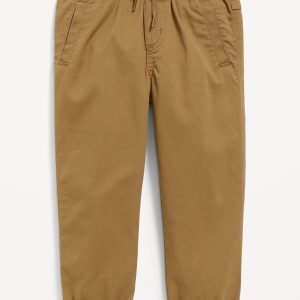 Functional-Drawstring Jogger Pants for Toddler Boys