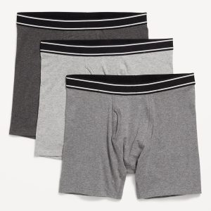 3-Pack Soft-Washed Boxer Briefs -- 6.25-inch inseam
