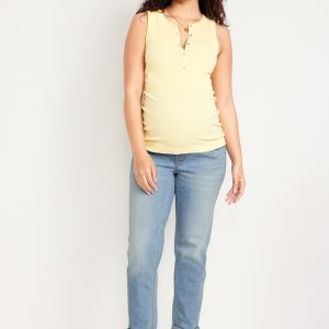 Maternity Full-Panel Boyfriend Jeans