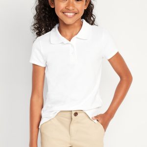 Uniform Pique Polo Shirt for Girls