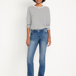 Mid-Rise Wow Boot-Cut Jeans