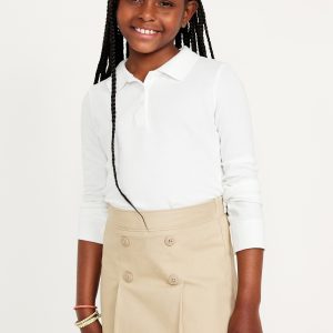 Uniform Pique Polo Shirt for Girls