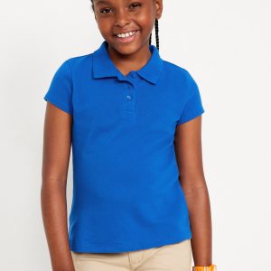 Uniform Pique Polo Shirt for Girls