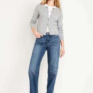 High-Waisted Wow Loose Jeans