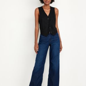 High-Waisted Wow Wide-Leg Jeans