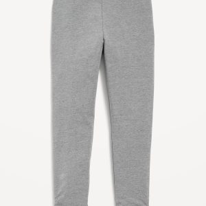 High-Waisted Side Ruched Leggings for Girls