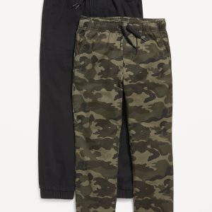 Twill Jogger Pants 2-Pack for Boys