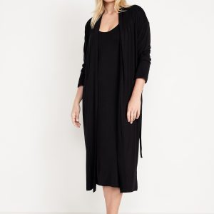 Maternity Robe and Nursing Nightgown Set