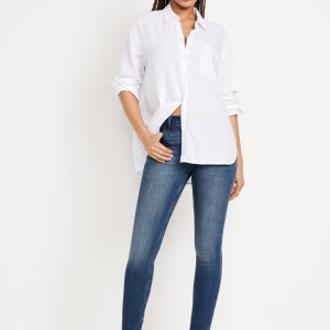 High-Waisted Wow Super-Skinny Jeans