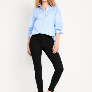 High-Waisted Rockstar Super-Skinny Jeans