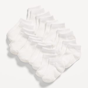 Unisex 10-Pack Ankle Socks for Toddler & Baby