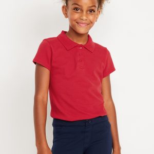 Uniform Pique Polo Shirt for Girls