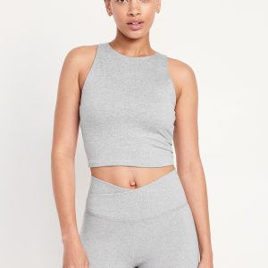 CloudComfy High-Neck Longline Sports Bra