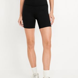 Extra High-Waisted CloudComfy Biker Shorts -- 6-inch inseam