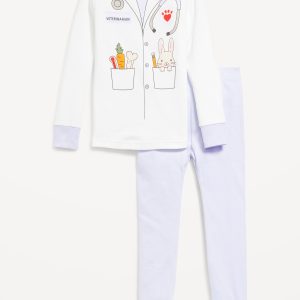 Snug-Fit Graphic Pajama Set for Toddler & Baby